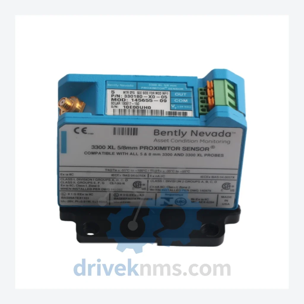 Bently Nevada 330180-X0-CN Proximitor Sensor – Obsolete 3300 Series Spare Part