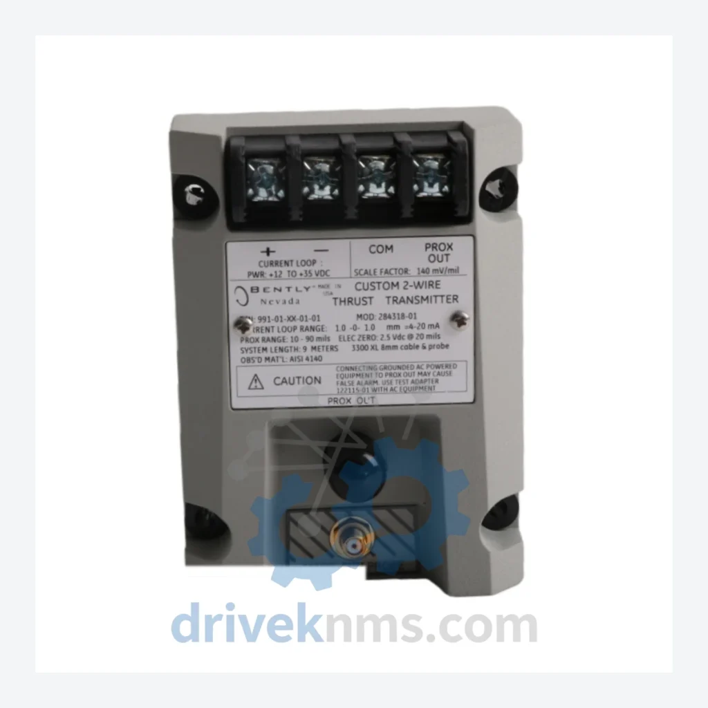 Bently Nevada 991-01-XX-01-00 MOD:284318-01 Thrust Transmitter – 3500 Series