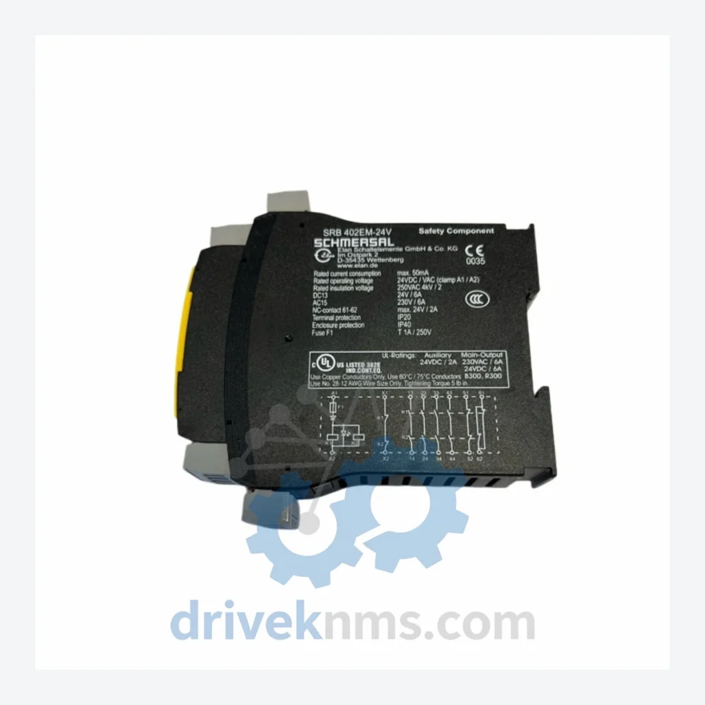 SCHMERSAL SRB402EM Safety Relay – Dual-Channel Monitoring