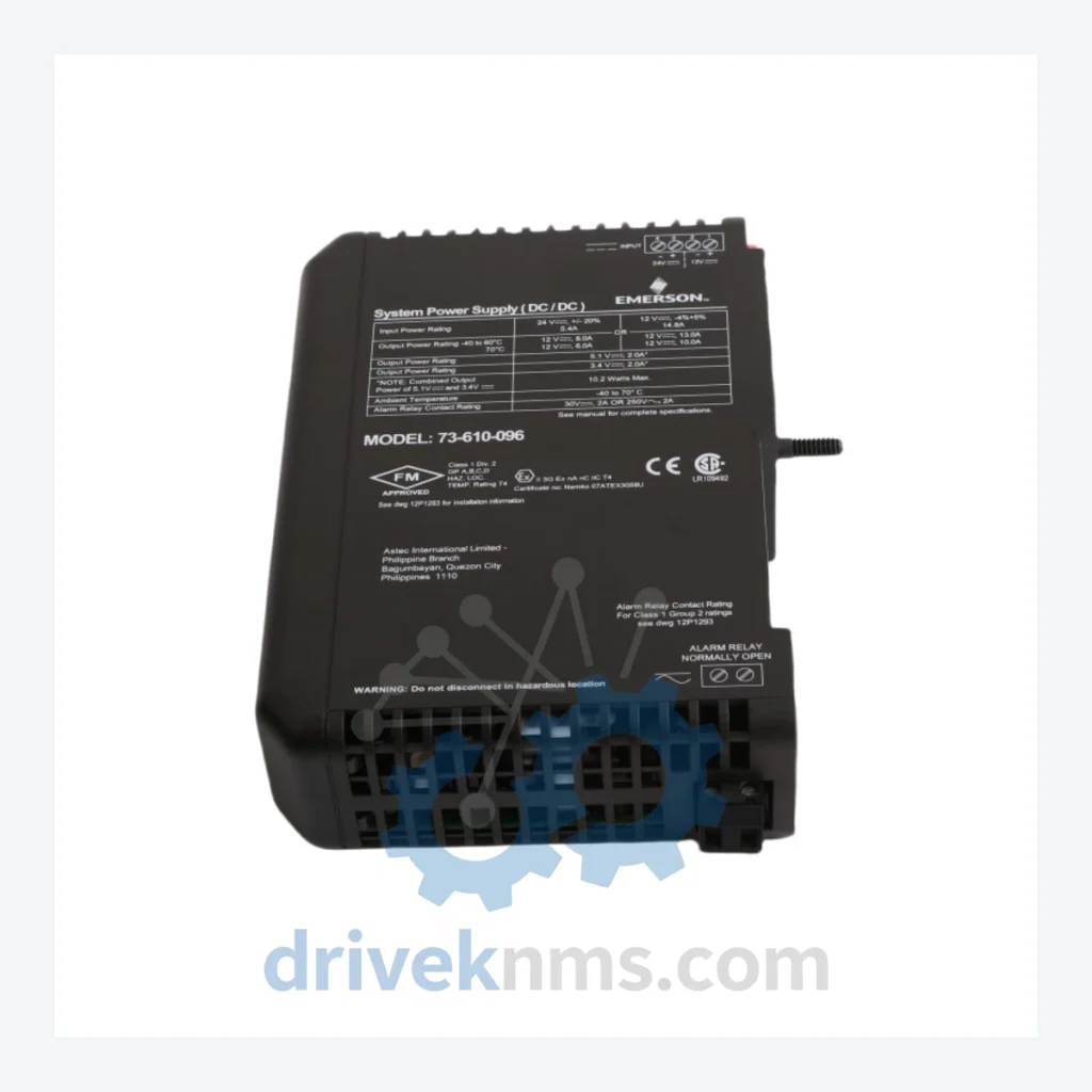 Emerson VE5009 KJ1501X1-BC3 12P3935X022 Power Supply – Obsolete DeltaV Spare Part