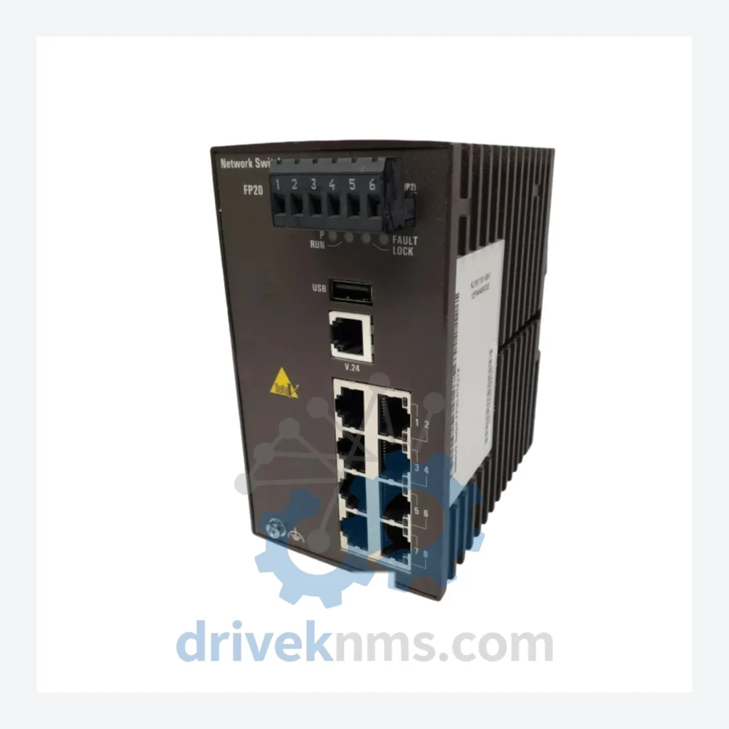 EMERSON FP20-6TX2TX KJ1611X1-BA1 12P4448X032 Network Switch Module – DeltaV Series
