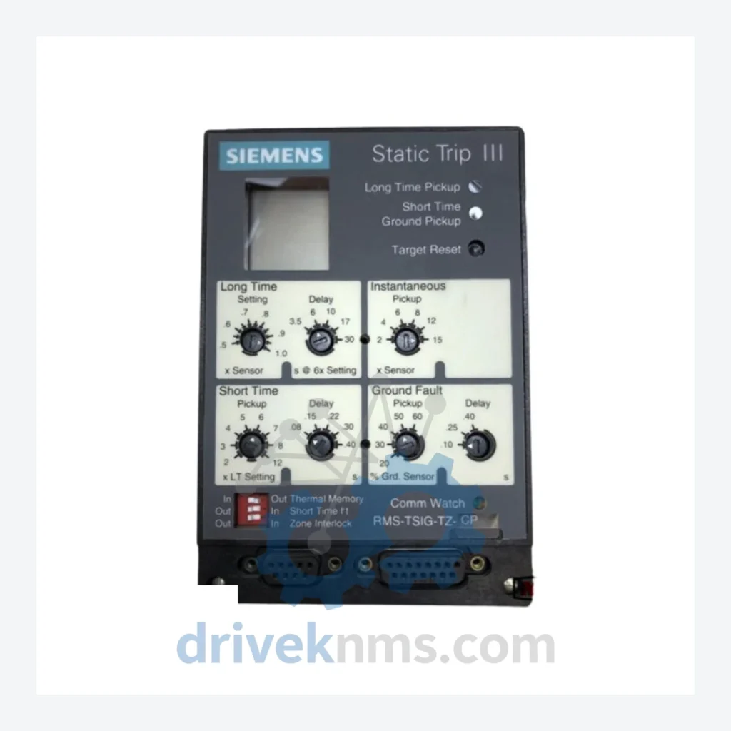 Siemens RMS-TSG-TZ-C Static Trip Unit – Obsolete Sentron Series Spare Part