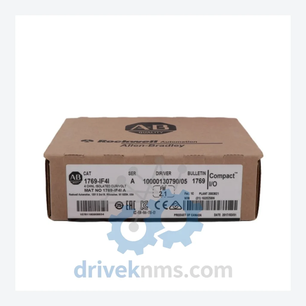 Allen-Bradley 1769-IF4I Analog Input Module – CompactLogix Isolated 4-Channel Spare Part