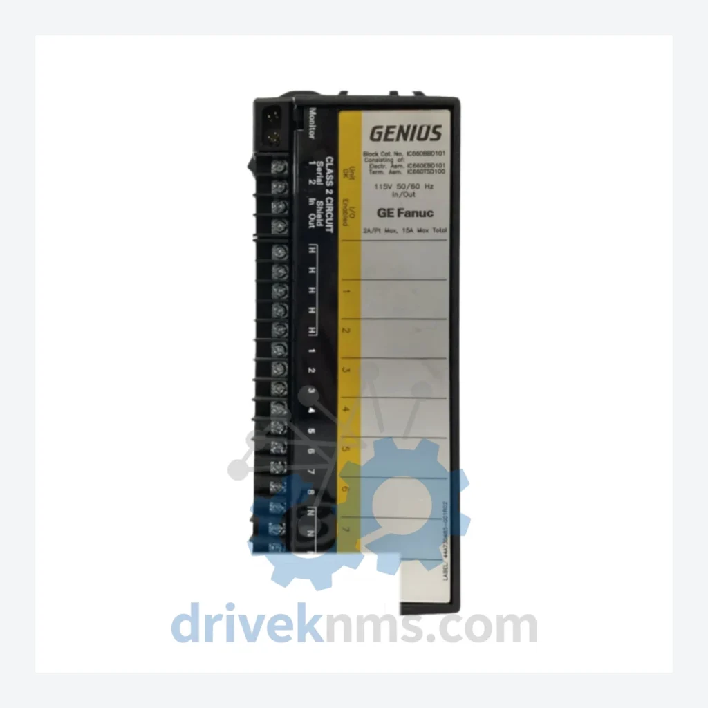 GE IC660BBD101 Block I/O Discrete Input Module – Series Six
