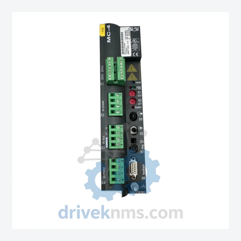 ELAU MC-4/11/10/400 HW: E0R603 SW:V00.12.XX Motion Controller – PAC Drive